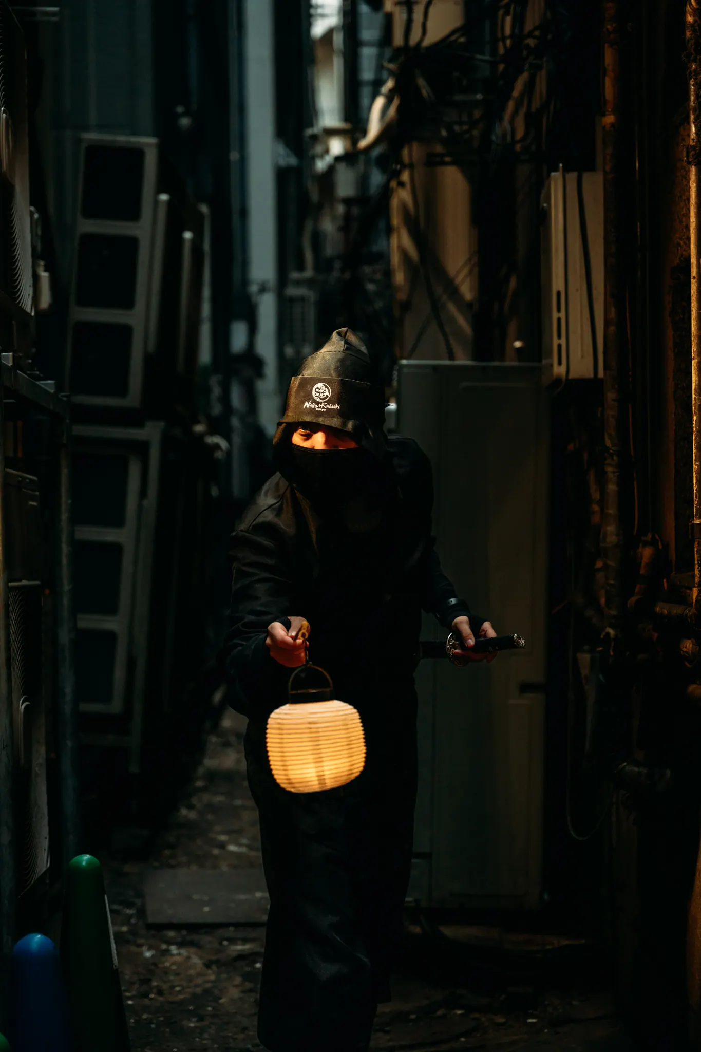 The Ninja guide lighting the way through a dark back alley